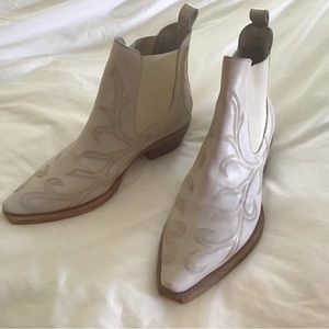 Free People Wayward pointed toe western boots 38 NWOB